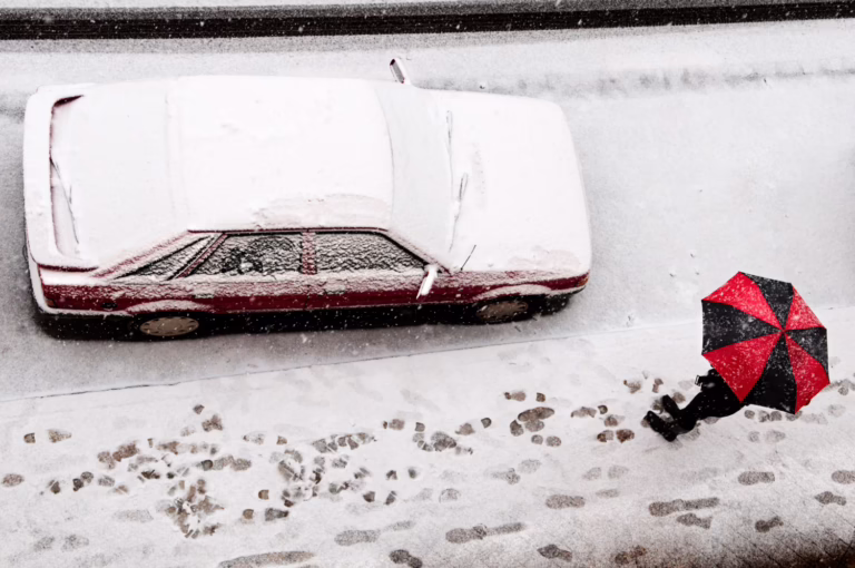 winter safe driving in Montana