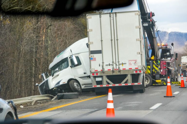 Semi-truck accident in Missoula
